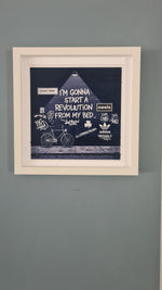 Oasis Graffiti art framed print (Irish connection)