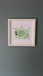 Oasis Graffiti art framed print (Irish connection)