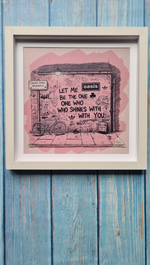 Oasis Graffiti art framed print (Irish connection)