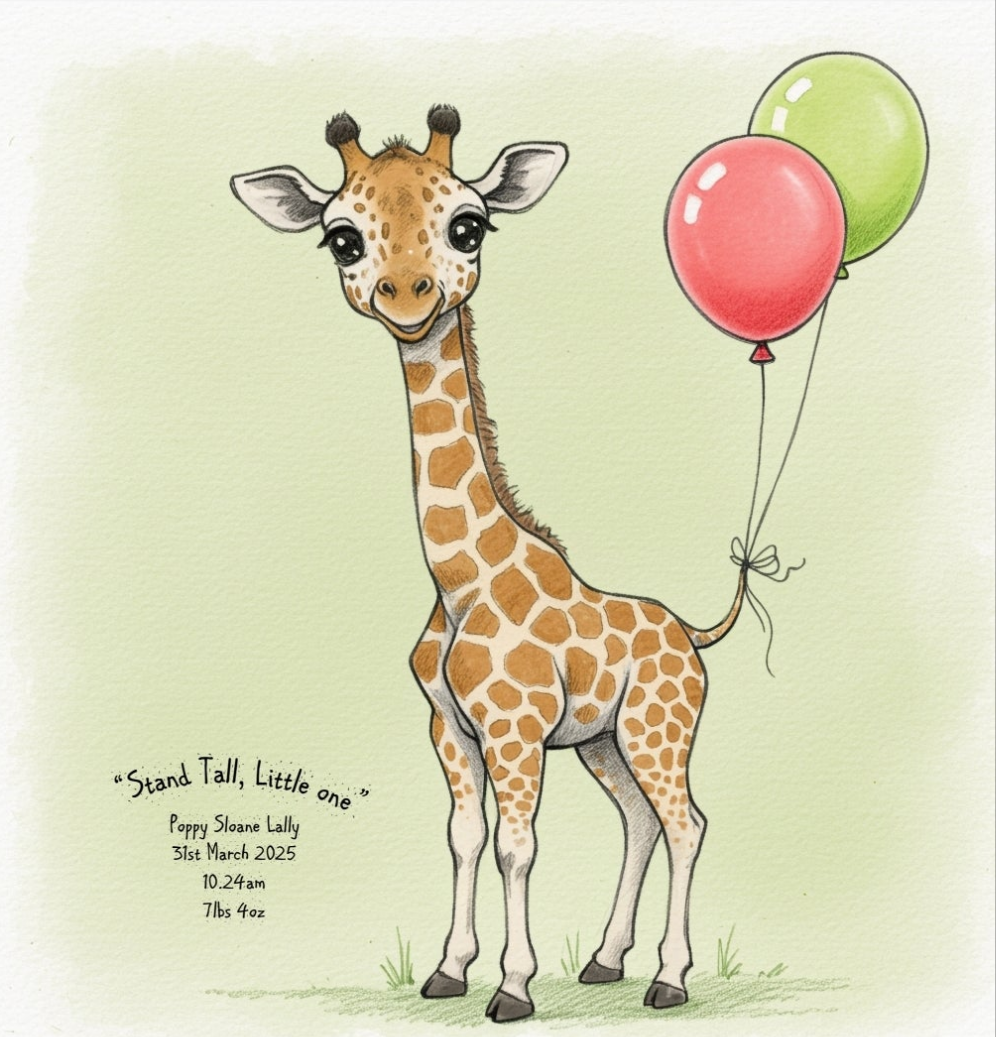Personalised Baby Gift - Framed Prints