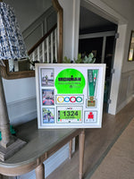 Iron-man Frame including medal, hat, race number and wrist band.