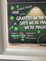 Wolfe Tones Graffiti art framed print (Irish connection)