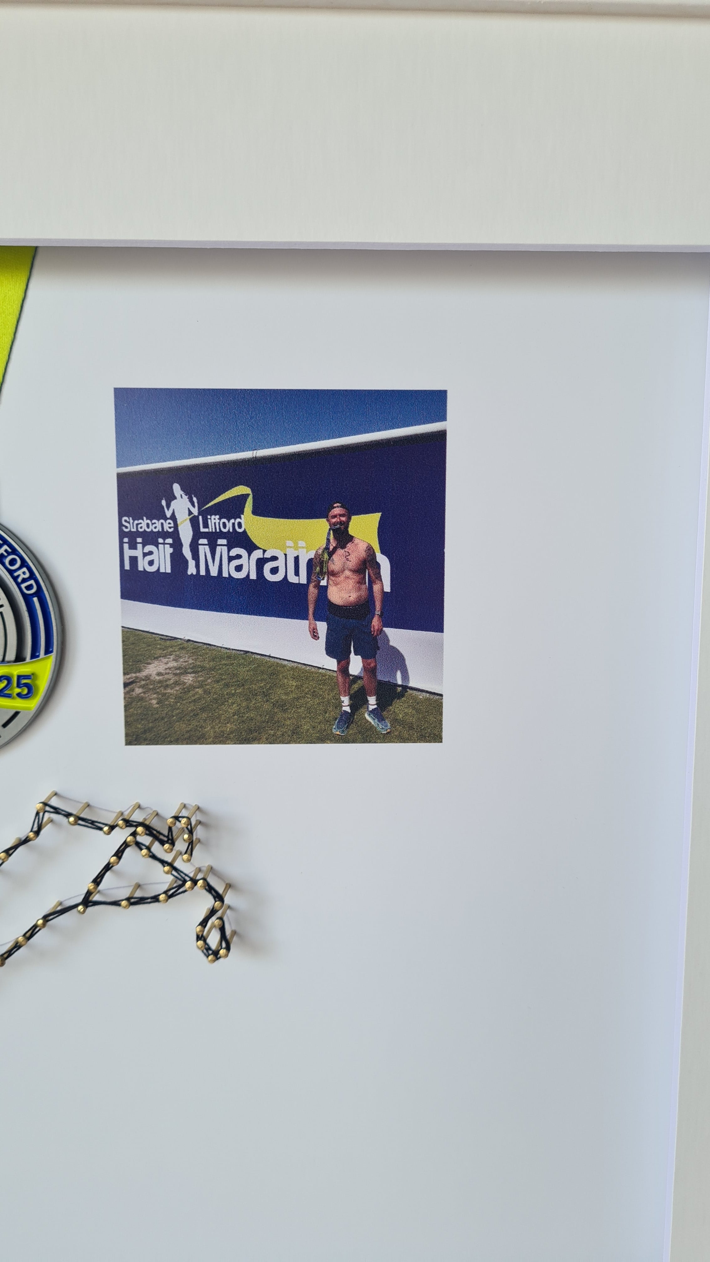 Half Marathon Route with Framed Medal