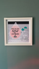 Oasis Graffiti art framed print (Irish connection)