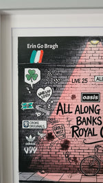 Oasis Graffiti art framed print (Irish connection)