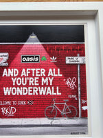 Oasis Graffiti art framed print (Irish connection)