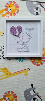 Cute Teddy Bear with personalised heart