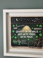 Wolfe Tones Graffiti art framed print (Irish connection)