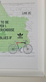 Oasis Graffiti art framed print (Irish connection)