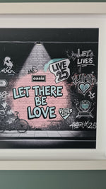 Oasis Graffiti art framed print (Irish connection)
