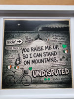 Katie Taylor x Westlife - Croke Park.  Katie's last ever fight. Framed memorbilla.