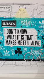 Oasis Graffiti art framed print (Irish connection)