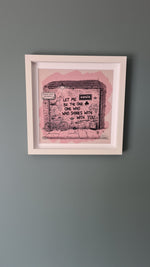 Oasis Graffiti art framed print (Irish connection)