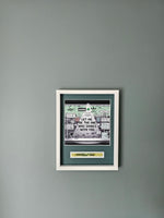 Framed Oasis Ticket/Wristband and Oasis Graffiti Art print