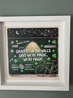 Wolfe Tones Graffiti art framed print (Irish connection)