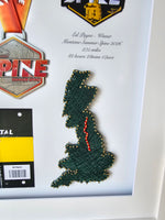 Montane Spine Ultra Marathon with String Map