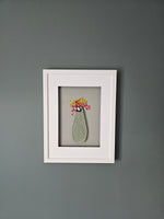 Mother's Day String Vase with Real Pressed Flowers