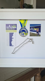 Half Marathon Route with Framed Medal