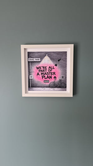 Oasis Graffiti art framed print (Irish connection)