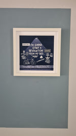 Oasis Graffiti art framed print (Irish connection)