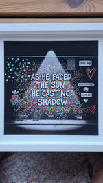 Oasis Graffiti art framed print (Irish connection)