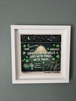 Wolfe Tones Graffiti art framed print (Irish connection)