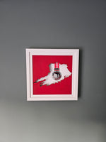 Framed Maraton Medal inside Cork Map