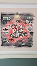 Oasis Graffiti art framed print (Irish connection)