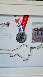 Half Marathon Route with Framed Medal