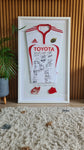 Framed Sports Jersey with Personalised String Art