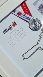 Half Marathon Route with Framed Medal