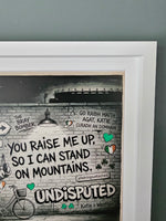 Katie Taylor x Westlife - Croke Park.  Katie's last ever fight. Framed memorbilla.