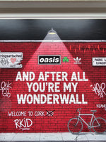 Oasis Graffiti art framed print (Irish connection)