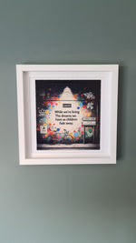 Oasis Graffiti art framed print (Irish connection)