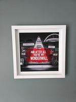 Oasis Graffitti Art Framed (Wembley Gigs)