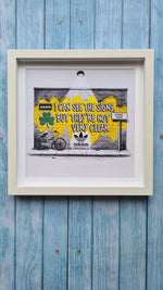 Oasis Graffiti art framed print (Irish connection)
