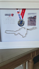 Half Marathon Route with Framed Medal