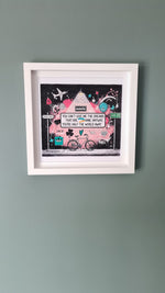 Oasis Graffiti art framed print (Irish connection)
