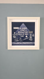 Oasis Graffiti art framed print (Irish connection)