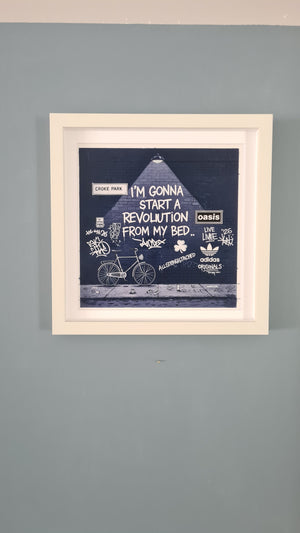 Oasis Graffiti art framed print (Irish connection)