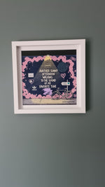 Oasis Graffiti art framed print (Irish connection)