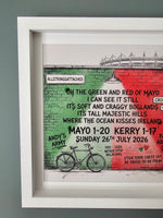 Mayo x Saw Doctors. All-Ireland Champions 2026. (Bigger 52cm x 52cm Frame)
