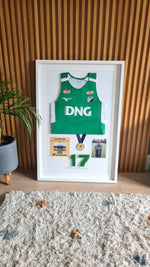 Framed Sports Jersey with Personalised String Art