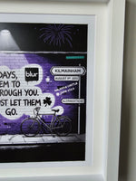 Blur Graffiti Art frame (Irish Gigs) ☘️🇮🇪