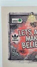 Oasis Graffiti art framed print (Irish connection)
