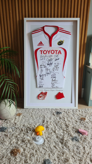 Framed Sports Jersey with Personalised String Art