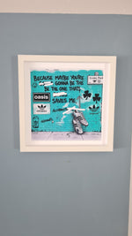 Oasis Graffiti art framed print (Irish connection)